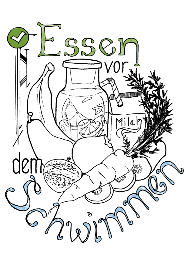 Baderegeln Essen vor