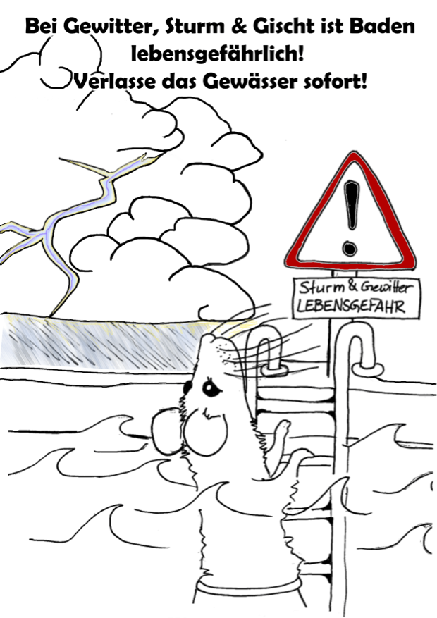 Baderegeln Sturm