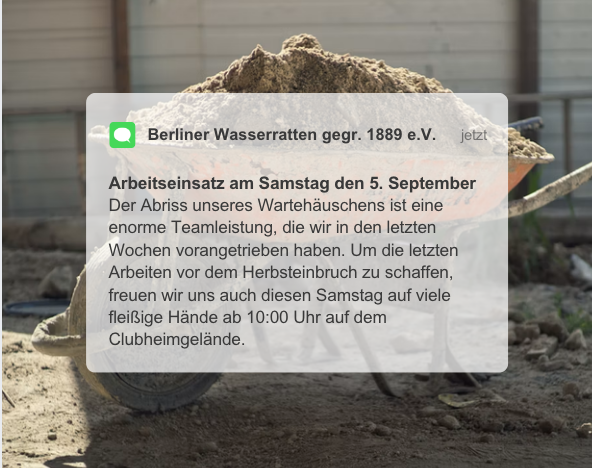Arbeitseinsatz
